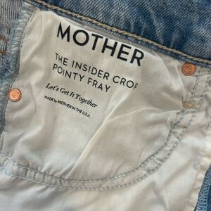 MOTHER Women's Blue Ankle Jeans - The Insider Crop size 27 fit like 26